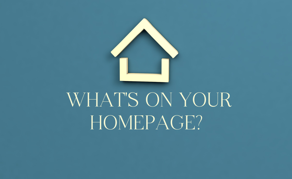 What's on your home page?